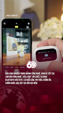 Tai nghe Bluetooth Ugreen màn hình led hiển thị cảm xúc #theanh28 #tainghe #tainghebluetooth #ugreen #60giay 