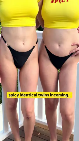 spicy, identical, twins + 20 years old 