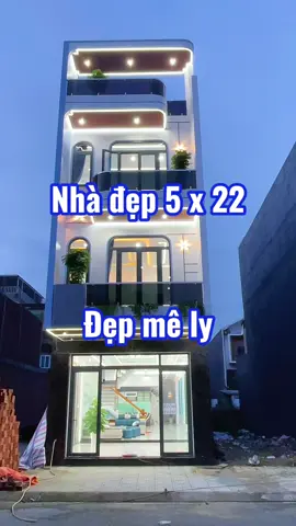 nhà đẹp 5x22 , anh chị xem và cảm nhận #thietkedep #xuhuongtiktok #xaynhatrongoi #nhadattuantu 