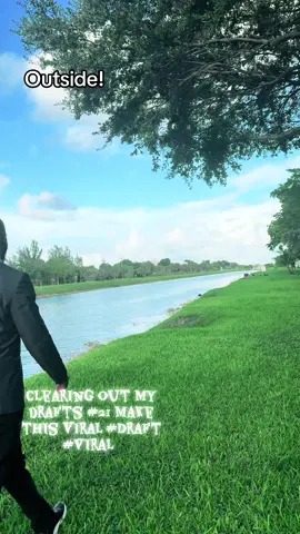 Outside! Grateful for a new day! #Amen #Photo Clearing out my drafts #21 Make this viral #Draft #Viral  