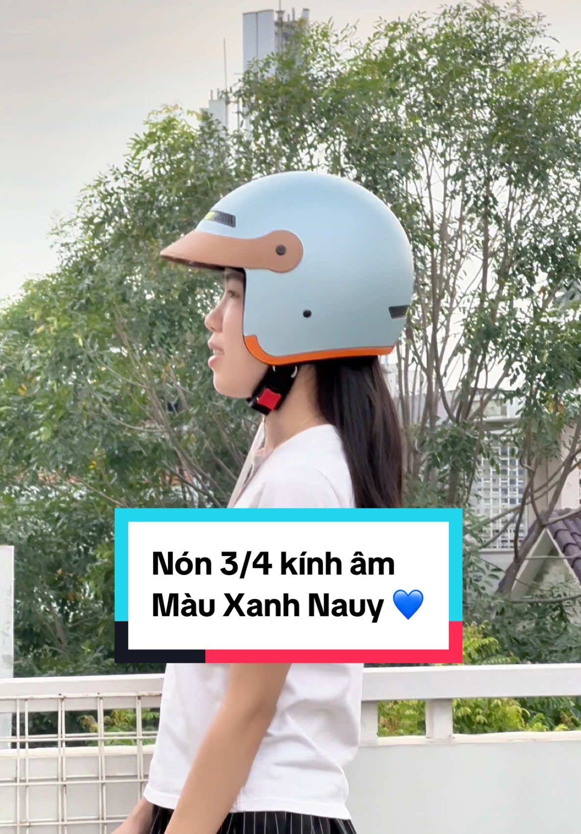 Nón 3/4 kính âm GXT M139 bản Lux 💙💙. Màu Xanh Nauy mới cập bến luôn 🐬 #nondiphuot #non34 #gxtm139 #mubaohiemm139kinham #nonbaohiem 