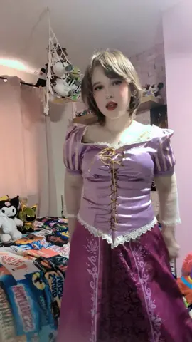 [#RAPUNZEL || they/them|| short haired raps 🥹 probs only a one off as I'm growing my hair out again...] - - - - - - •tags•#rapunzel #tangledcosplay  #rapunzelcosplay  #disneycosplay  