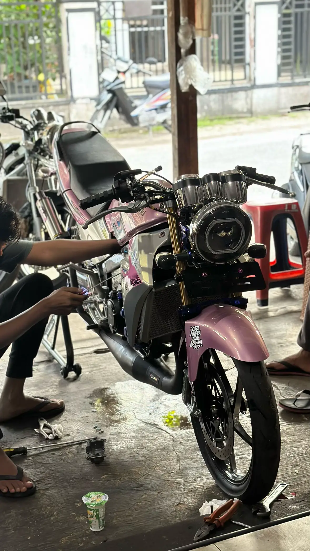 Seting tipis tipis dulu cess😋 #agstyle#ninja2tak#fypシ゚ 