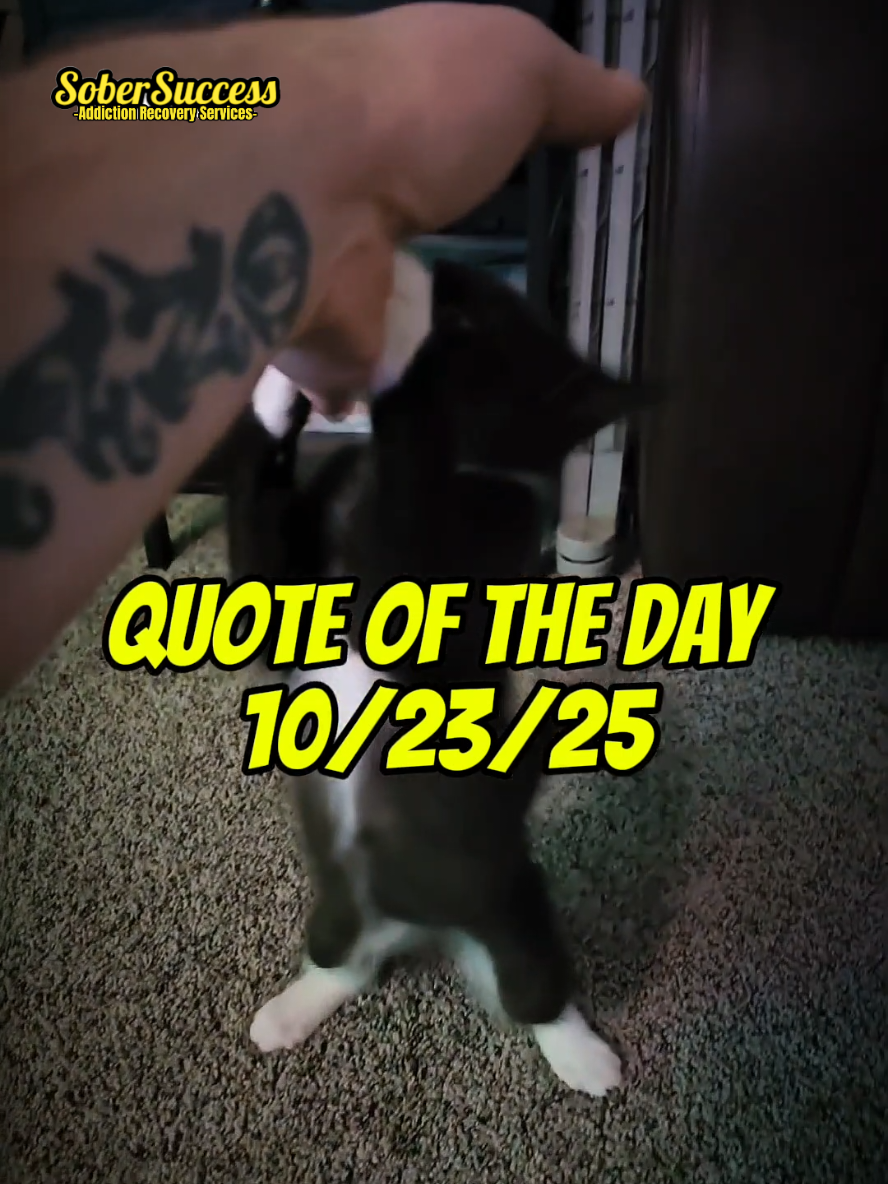 Daily Quote 📝 | 10/23/25 #MotivationalQuote #Sobriety #MorningQuote #SoberCoach #Quotes 