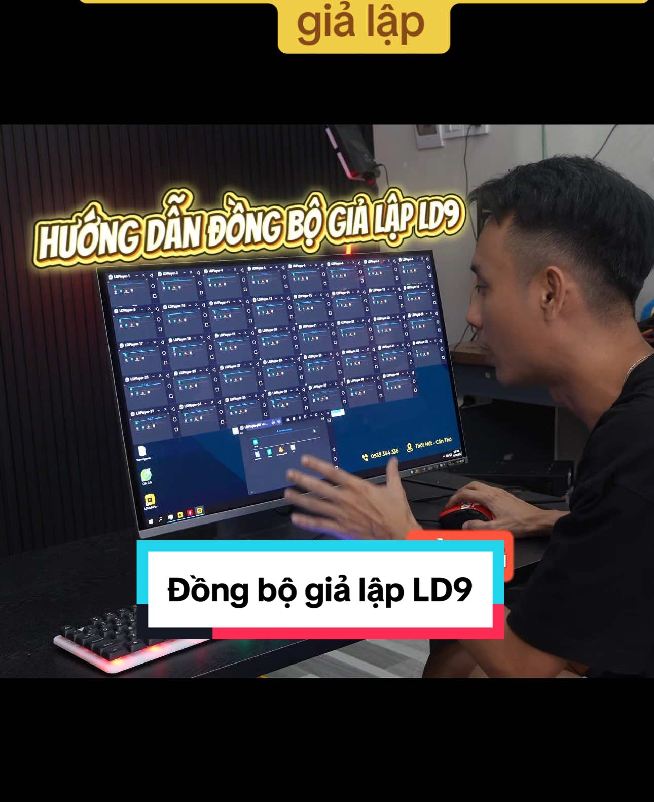 Cách đồng bộ giả lập ld player 9 #thamistore #pcgialap #xu #ldplayer 