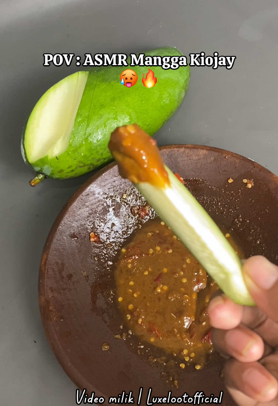 Asmr rujak mangga kiojay fresh 🥵🔥#fyp #rujak #manggakiojay #rujakbuah #rujakmangga 