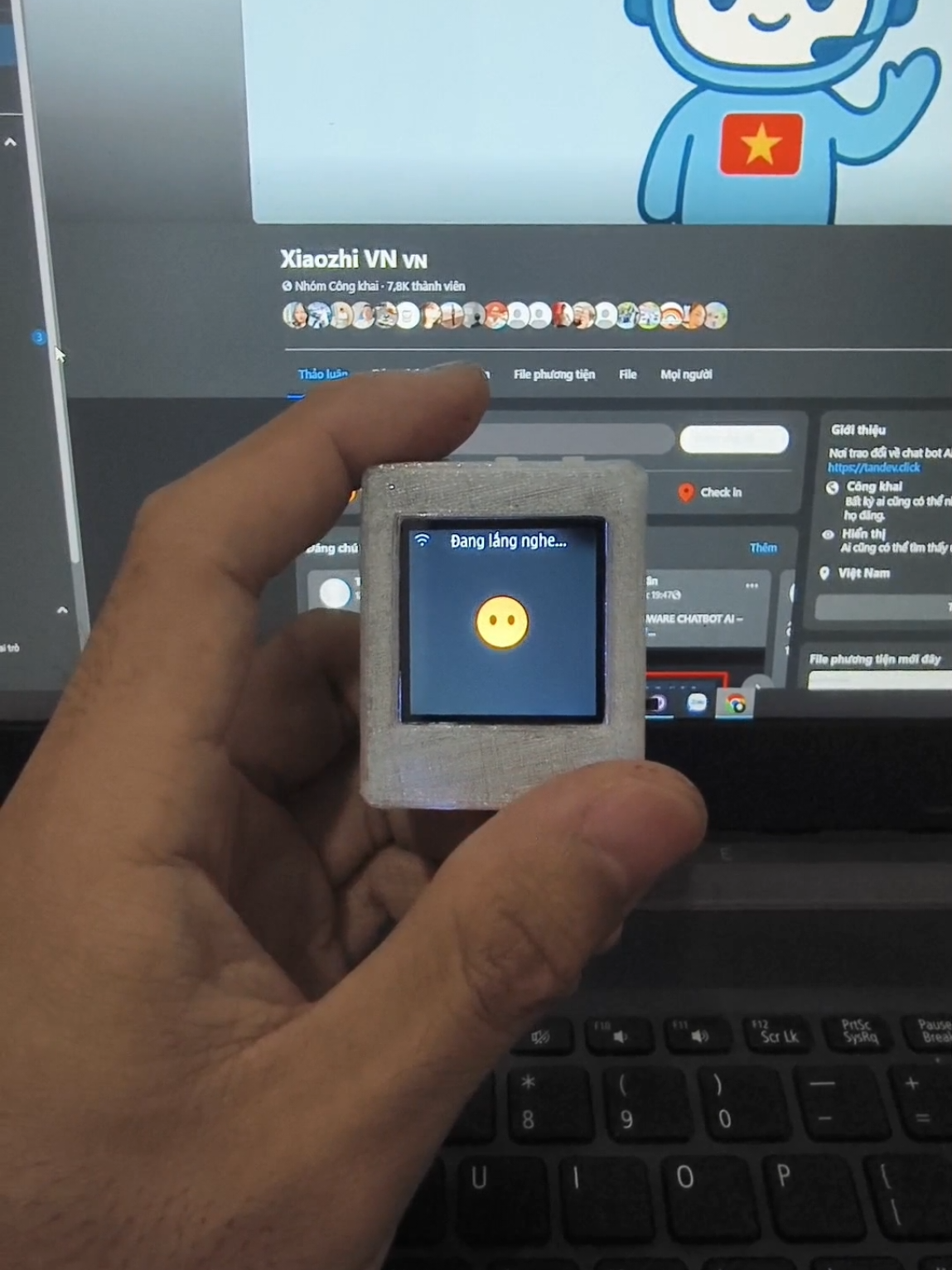 thêm nghe nhạc từ zmp3, scl, full radio vov, podcast, xổ số,....  #xiaozhi #chatbotai #tiktok #xuhuong #trending 