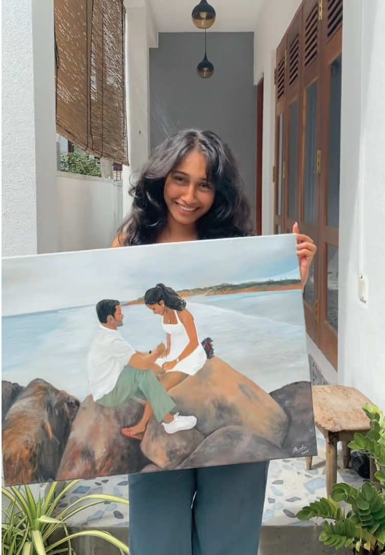 Doing what I love for others’ special moments 🥹🫶🏻  #acrylicpainting #fyp 