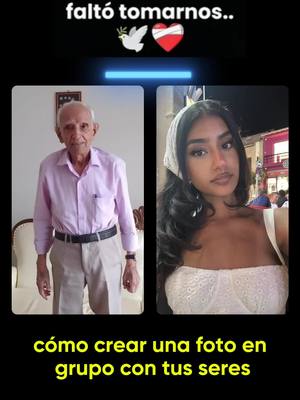 Usa una foto de tu ser querido y crea una escena al estilo polaroid