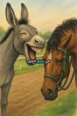 الحمار لا يشارك في سباق الخيل لكنه يضحك على الحصان الذي يخسر #خواطر #حالات #اقتباسات #حكم #اشرف_عيسى 