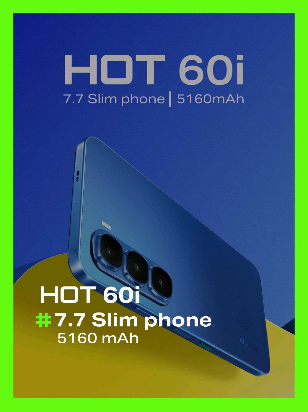 ⚡ Puissance et finesse dans un seul smartphone ! Le Infinix HOT 60i débarque avec un design ultra-slim et des performances qui impressionnent 🔥 🔋 Batterie 5160mAh – autonomie longue durée ⚡ Charge rapide 45W – reprenez vite le contrôle 💎 Épaisseur 7.7 mm – élégance et légèreté réunies 💰 Disponible à seulement 60.000 F CFA 🔥 HOT 60i — Smart. Slim. Powerful. #InfinixHOT60i #45WFastCharge #SlimDesign #Batterie5160mAh#5160mAh5ansdurable .7mm Slim