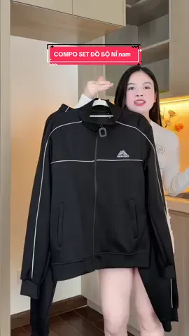 COMPO SET ĐỒ BỘ NỈ nam 