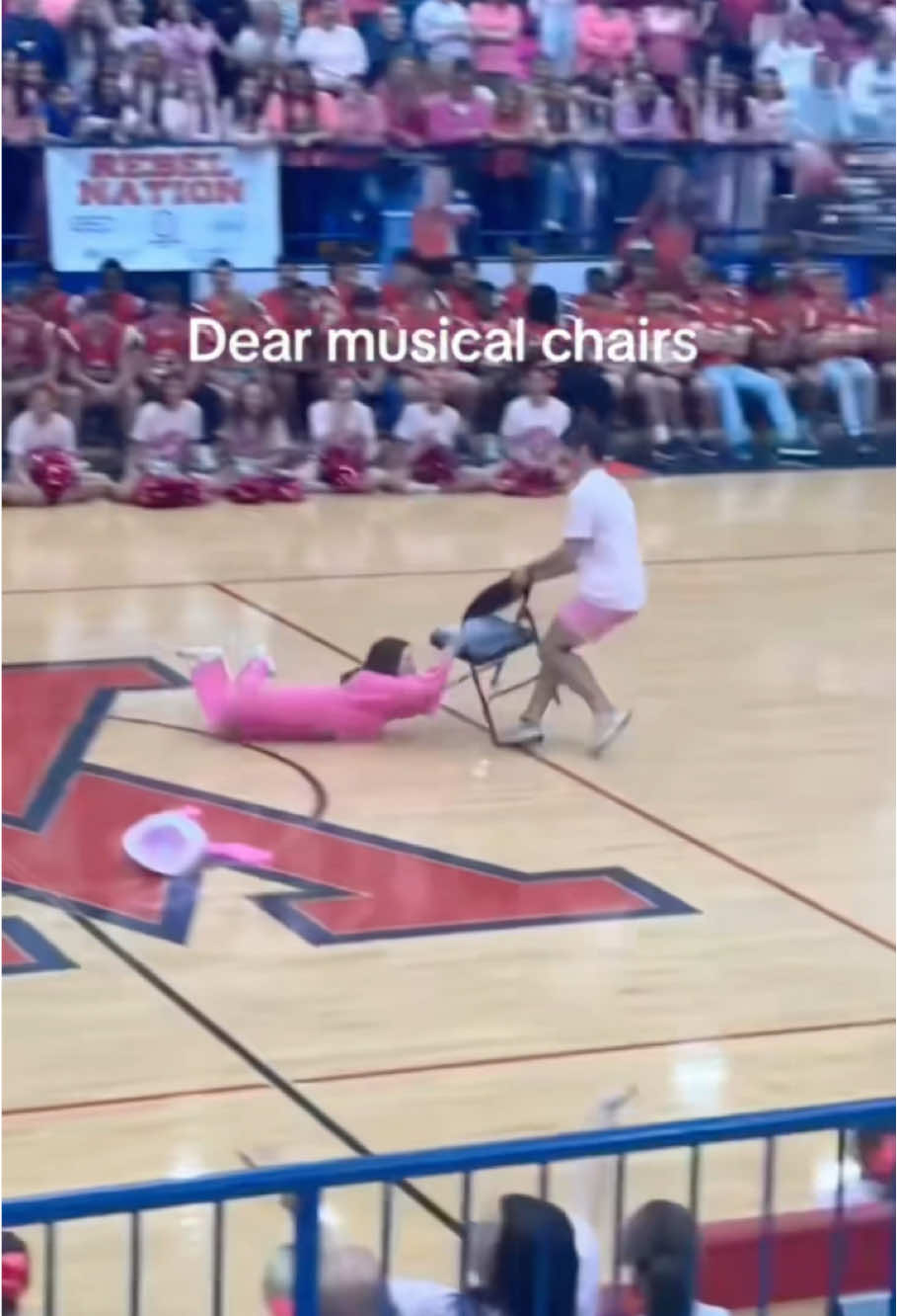 Musical chairs is ALWAYS that serious🔥#musicalchairs #funny #peprally 