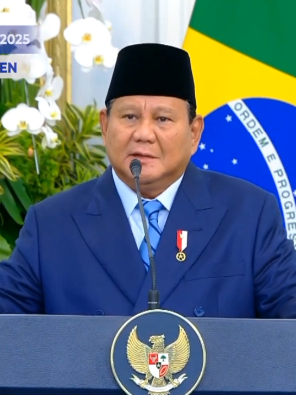 Presiden prabowo putuskan bahasa portugis akan masuk ke kurikulum sekolah Indonesia .  #prabowosubianto #fypviral 