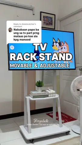 Replying to @dreamcatcher  #tvrackstand  #tvstand  #movabletvrack  #movabletvrackstand  #spacesavertvrack 