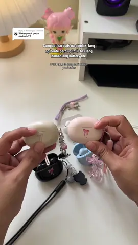 Replying to @itsmeengs maliit pero solid ng tunog#earbuds #earbudswireless #earbudsviral #earphone #bluetoothearphone 