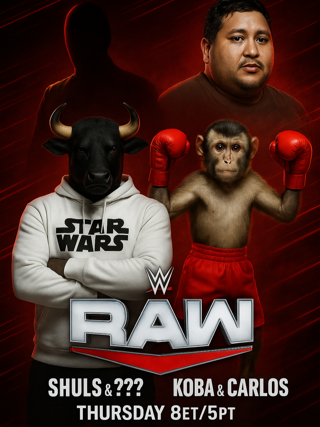 @shuls_y pelea contra Carlos Wayer en RAW, recibe una traición por parte de su primo @kobahc pero llega alguien a su rescate. Feat. @francovidalm #IA #inteligenciaartifical #CreadoConIA #videoconian #kickstreaming #KickEspañol #KickLatino #StreamConIA #inteligenciaartifical #Tendencias #FuturoDigital #Creatividad #shuls #koba  #francovidal  #carloswayer