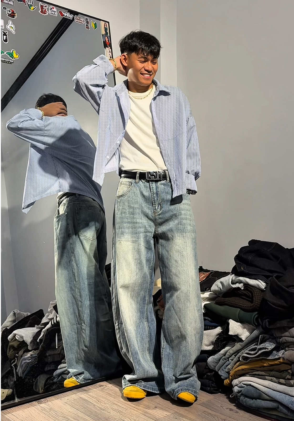 baggy pants>>  #baggypants #pants #TikTokFashion #outfit #fyp 