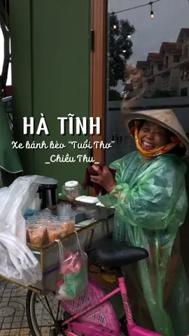 Xe bánh bèo ấm bụng ngày mưa ❤️ #hatinh 