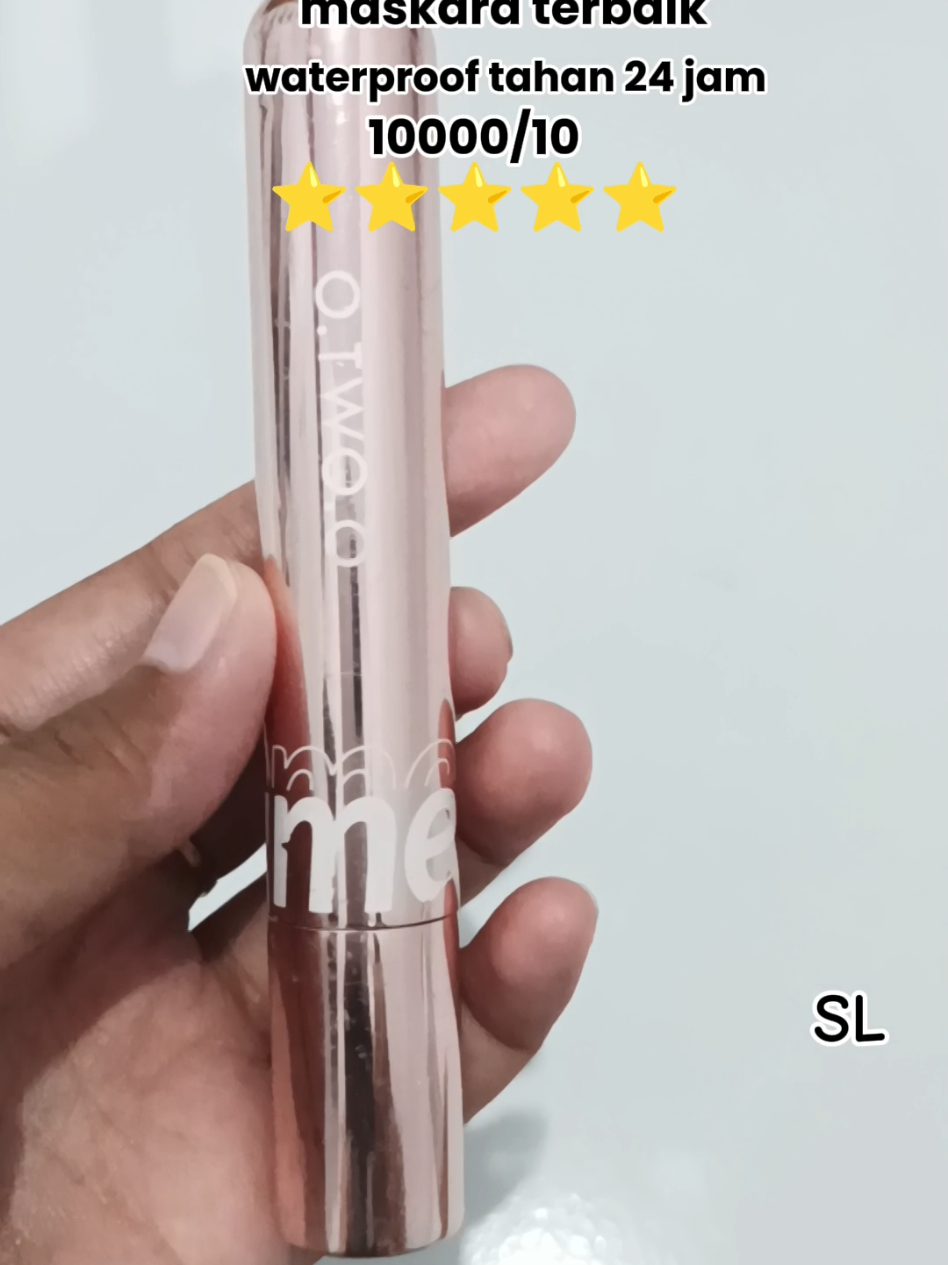 mascara waterproof cetar 24 jam o two. o #creatorsearchinsights #gajiansale #CapCut #tiktokshop 