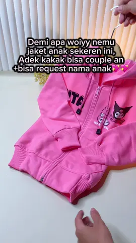 Jaket anak bisa request nama anak✨#jaketanak #jaketanakperempuan #jaketzipper 