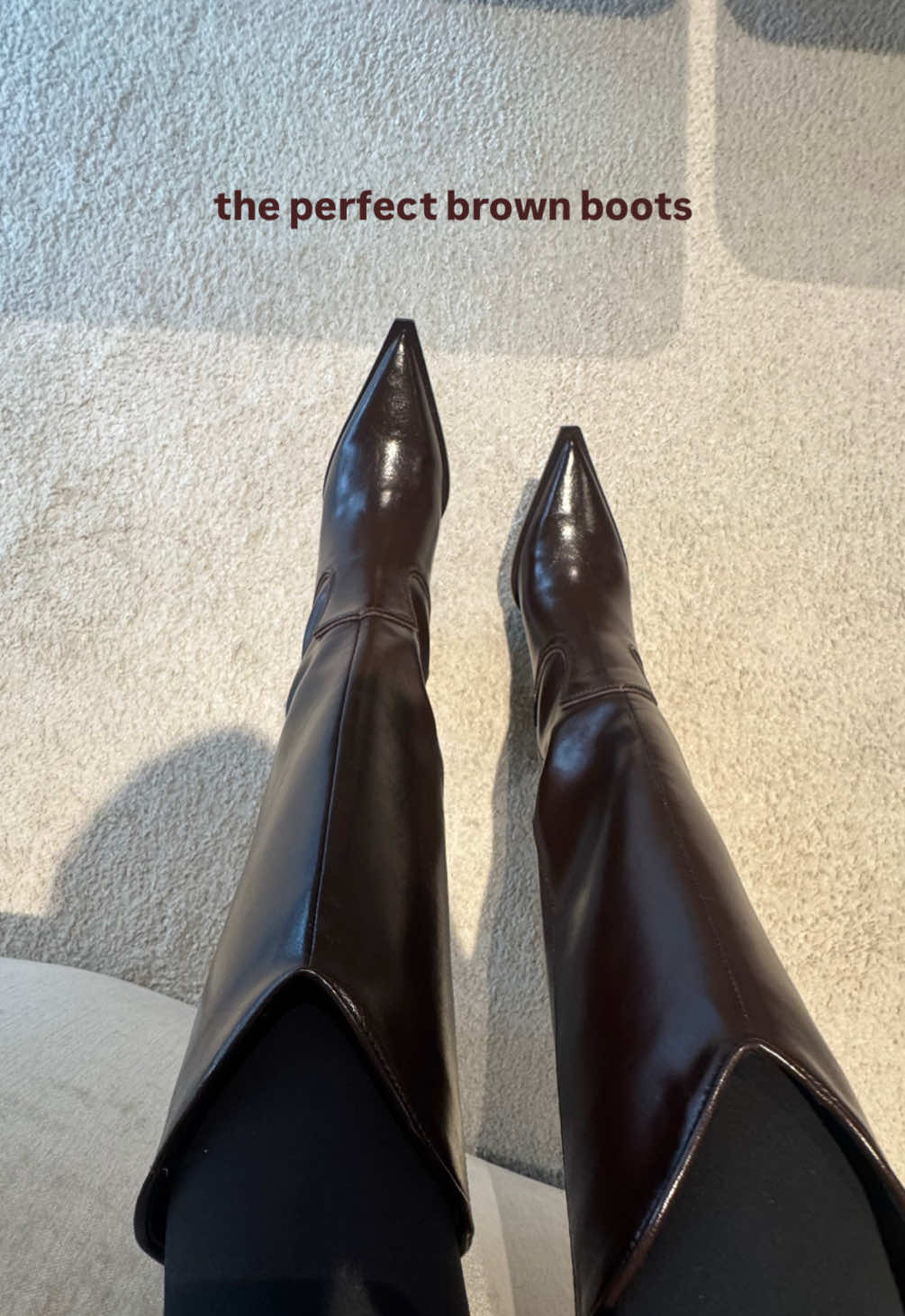 the perfect brown boots. #zara #zaraboots #brownboots #fallinspo 