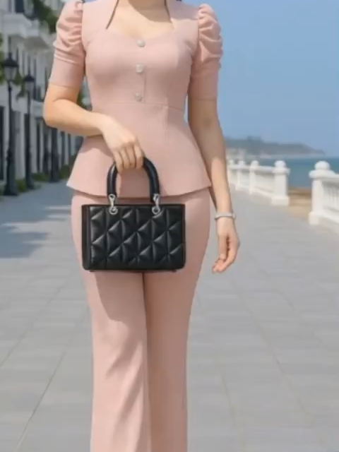 40-77kg Đồ bộ Xốp Nhật tay phồng#lantran1112 #dobomacnha #dobotrungnien #thoitrang #xuhuong #dobo #fyp #viral