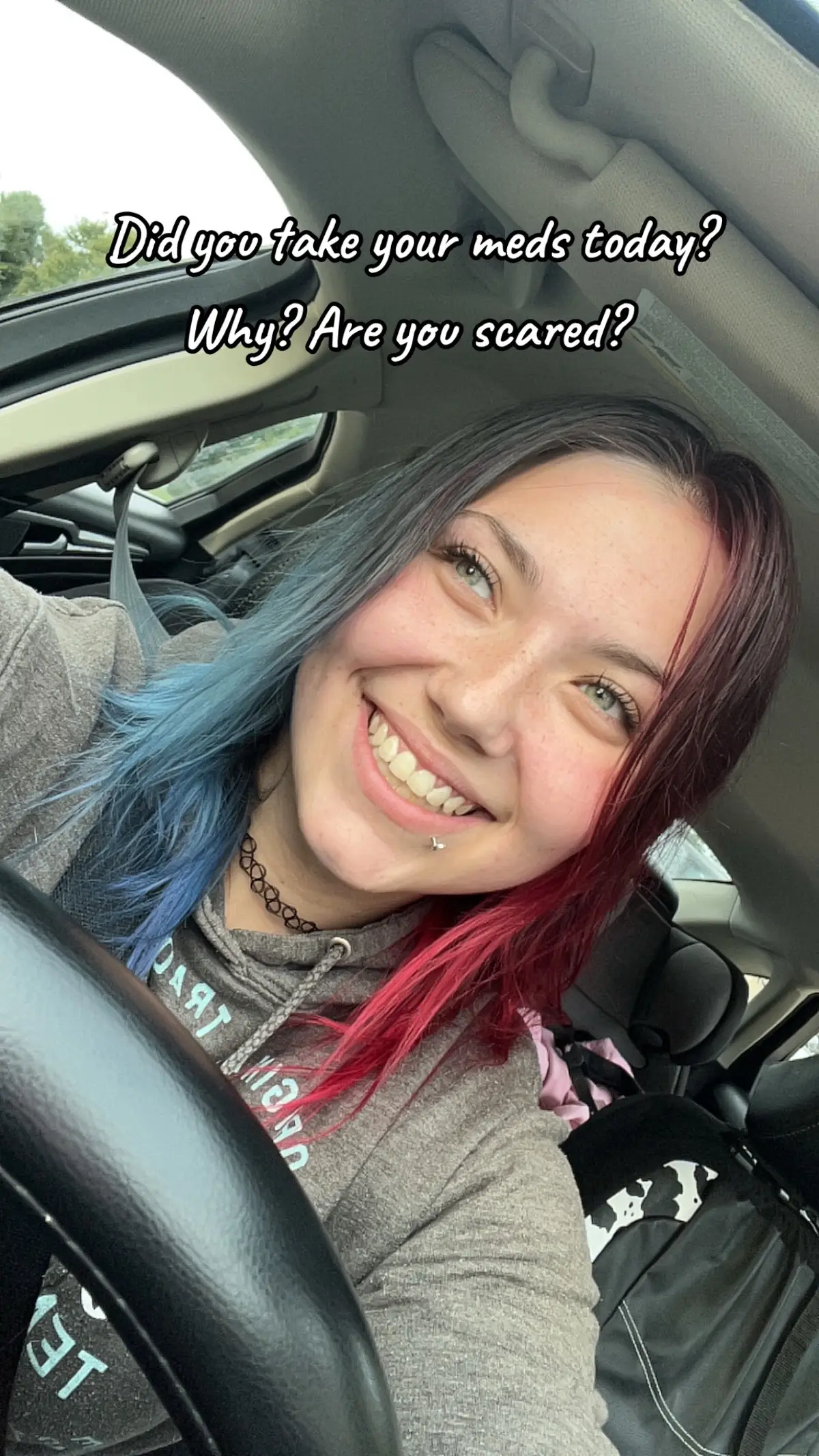 I legit love my coworkers. They can tell when I'm medicated or not🤪🤭😂