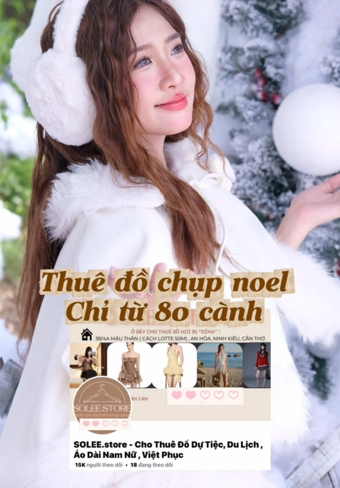 Ghé Solee lựa ngay vài mẫu đồ đông để đi chụp Noel nhennn #thuedocantho #thuedodalat #thuedodong #cantho #xuhuong 