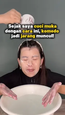 kalau udah capek sama komedo, tapi tetap muncul juga, coba cekk..cuci muka nya udah bener belum😊🤗 #edukasiskincare #tipsskincare #doublecleansing #gentlefacialwash #susupembersih #komedo 