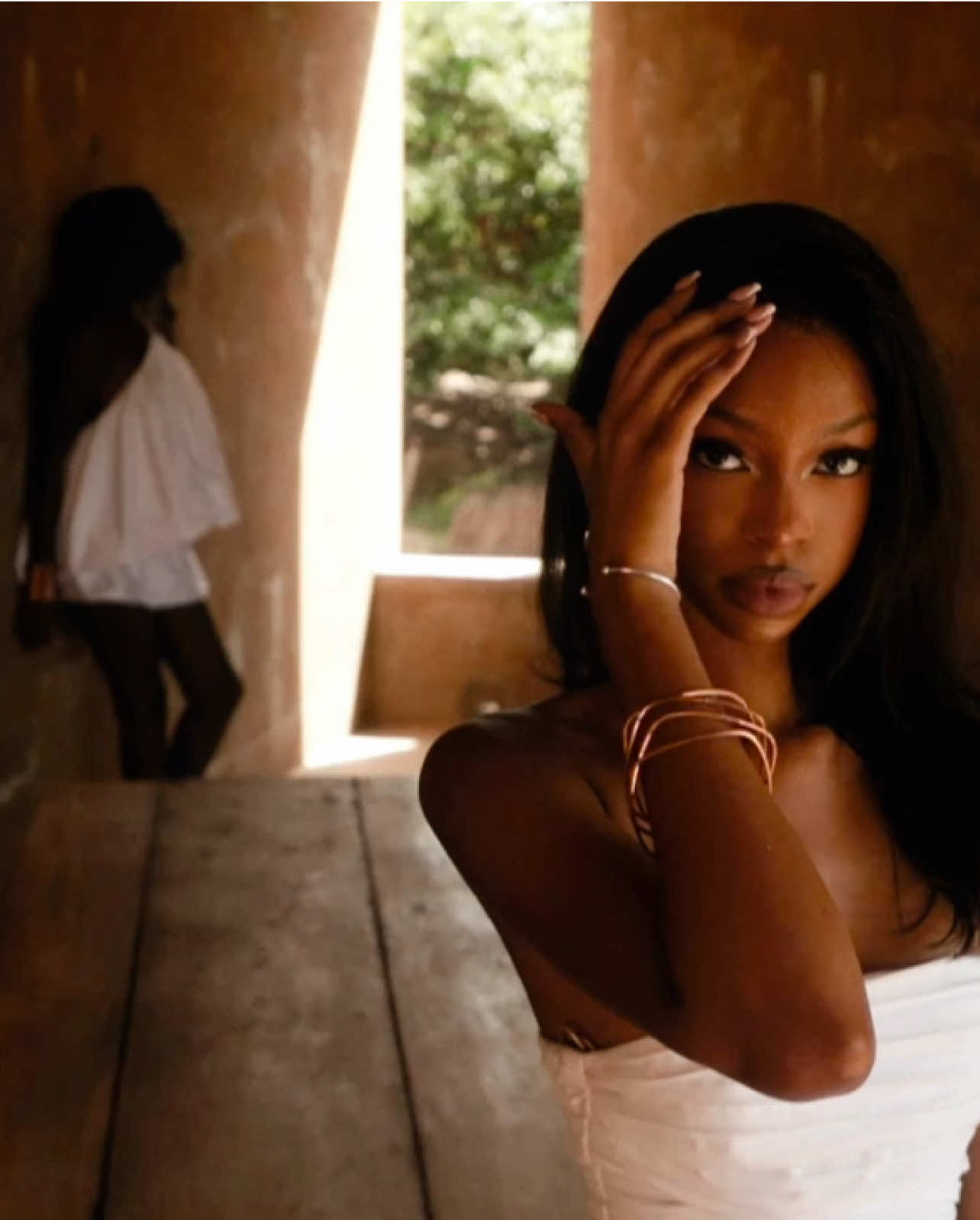 The next drop from ADJIS Studio lands soon. Get ready. #AdjisStudio #NewDrop #LuxuryFashion #SlowFashion #LimitedEdition . Filmed by: @alex_photography2310  Lights: @_babyschneider  Creative director: @juste_martha  Models: @fabiekam @adjikandjii 