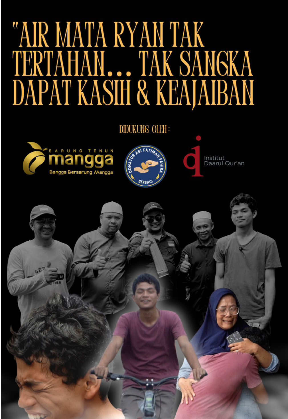 Ketika engkau mengingatku kata Allah, Maka aku akan selalu mengingatmu. Alhamdulillah akhir indah di separuh MA, untuk ryan sang petarung tunggal.#sarungmangga #abifatimahfahira #ryancicurug #ryanpenjualkue