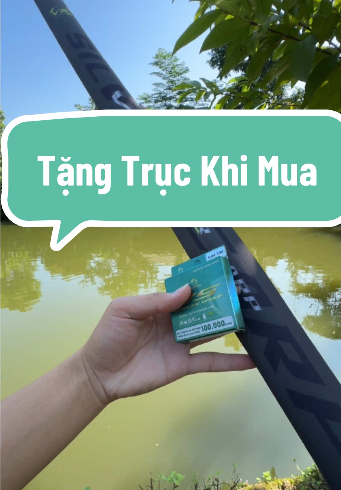 Tặng Trục Khi Mua Cần V5 Chép Bạc 😍 #cauca #caucagiaitri #ngovanquan68 