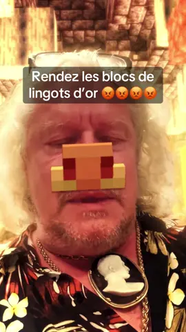 Rendez les blocs de lingots d'or 👿👿👿🙏🙏🙏😡😡😡🔥🔥🔥..  vous brûlerez dans le nether 😡😡😡😡😡😡😡😡😡😡😡😡 #fun #louvre #minecraft #actu #fyp mon tweet original en gros https://x.com/laksunn/status/1980403621637550201
