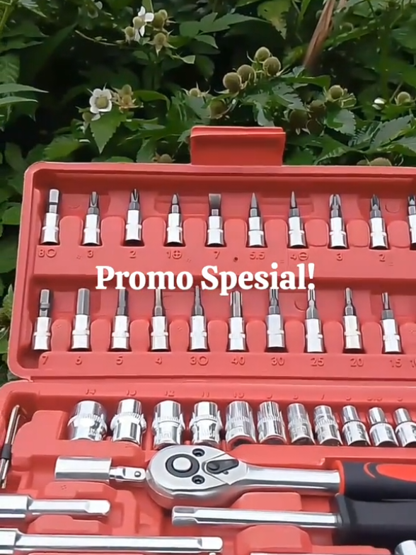 kunci racket set 46pcs! #jishuo #tools #tiktok #shop #terlaris 
