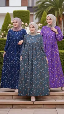 gamis rinti motif bunga cantik bahan Rayon premium gamis wanita muslim#gamis #gamiskekinian #muslimah #abaya #daster #dress #fyp #xybca #foryoupage 