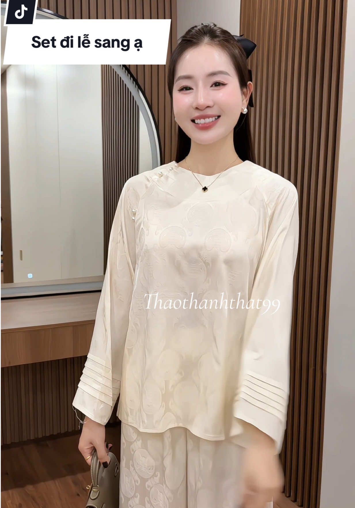 Set lụa  xinh ạ đi chơi đi lễ #thaothanhthat99 #phapphuc #phapphuctinhnhi #dodilechua #setlua 