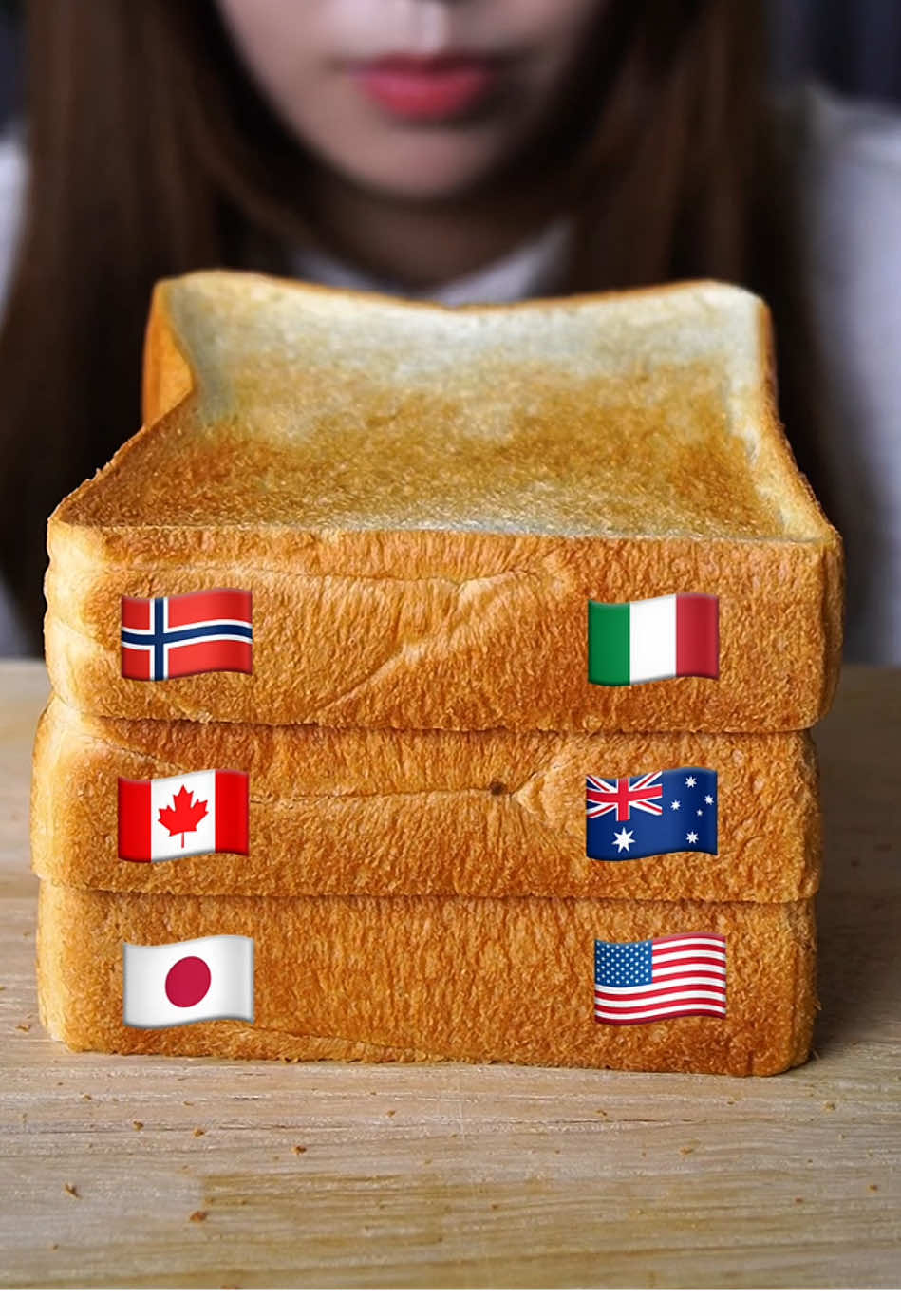 食パン食べ比べ🍞 #食べ比べ #asmr #mukbang #bread 