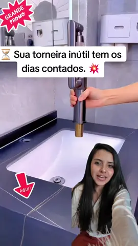 O melhor custo-benefício para transformar sua cozinha. Praticidade e elegância que cabem no seu bolso. #tiktokshop #achadinhos #torneira  #banheiro #casa 