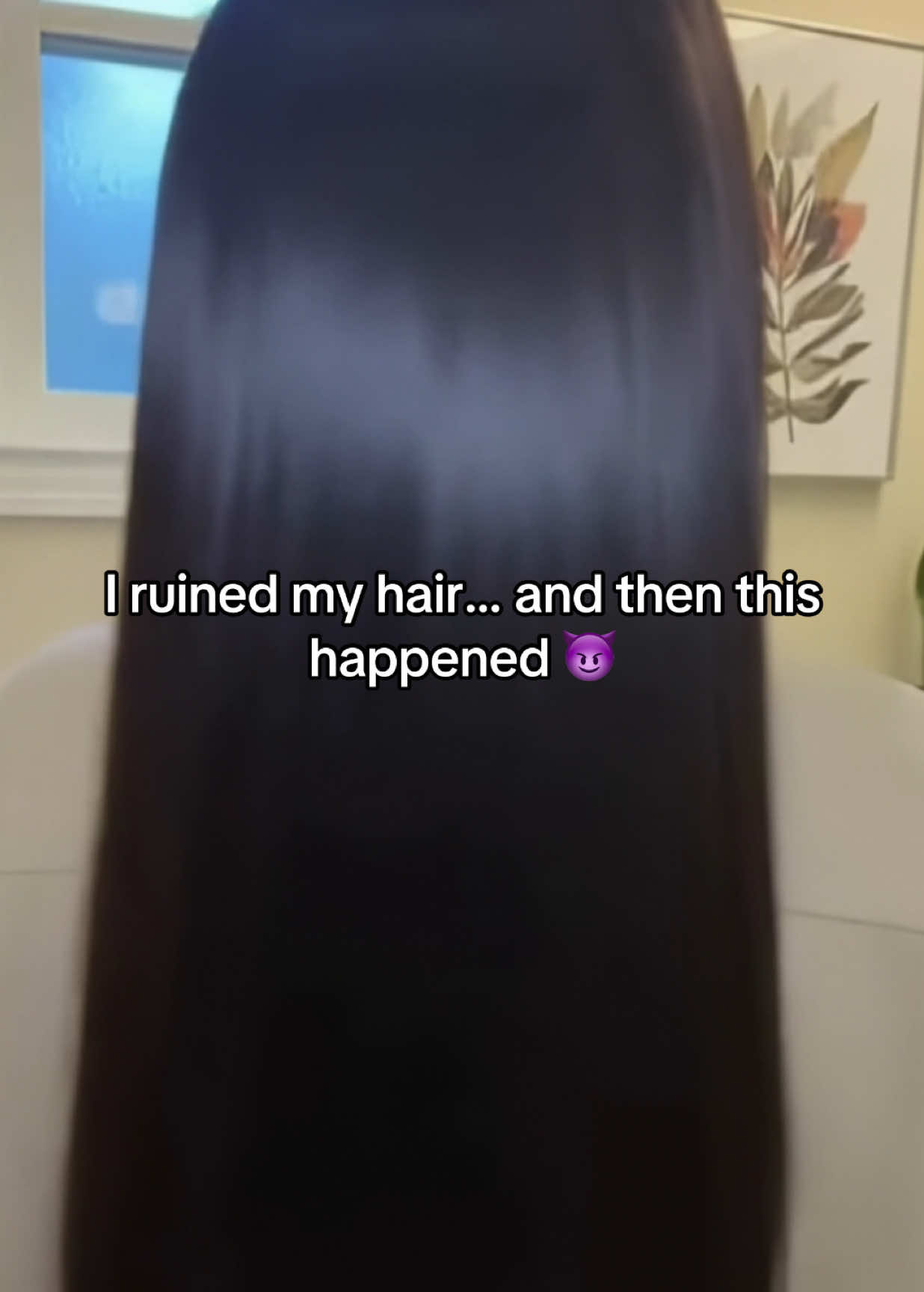 and then this happened … #hairtok #HairCareTips #hairjourney #hairproblem #hairglowup