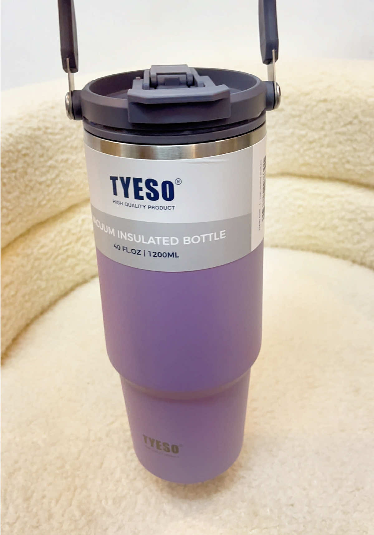 Vacuum Insulated Tumbler 😍🥰 #purpletumbler #vacuuminsulatedtumbler #tumbler #tyesotumbler #fypppppppppppppp 