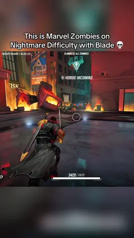 Blade getting his ult an infinite amount of times and screaming “Vengeance, In Spector's Name!” is frying me bro 😂 #MarvelRivals #MarvelRivalsHalloween #MarvelZombies #paidpartnership 
