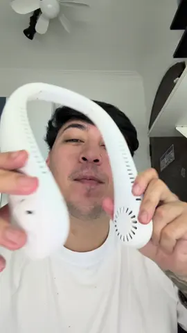agora eu tenho um ventilador de pescoço 