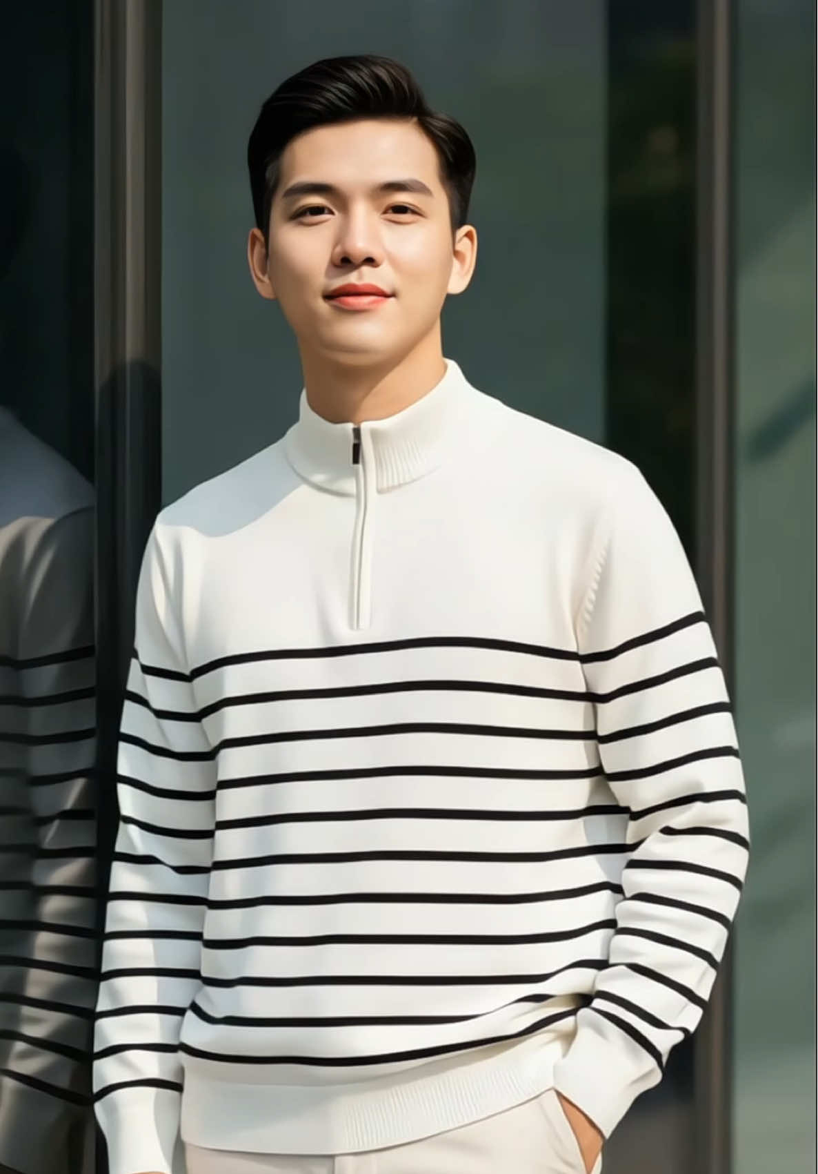 Áo len nam DYACI QUẢNG CHÂU - cổ phối dây kéo-chất len cao cấp #aolen #aolennam 