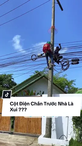 Cột Điện Chắn Trước Nhà Là Xui ??? #phongthuytamlinh #phongthuy #cotdientruocnha #xaxui #caycaotruocnha 
