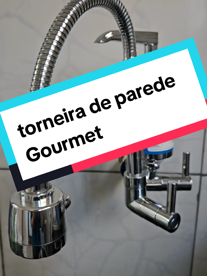 #torneira #torneiradeparede #torneirainox #torneiracomfiltrogourmet #torneiragourmet  @Achadinho TikTokShop  @Achadinho TikTokShop 
