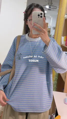 chưa tới 2xx mà sắm dc quả áo ưngg qá chời ✨ #tosunstudio #tosun #sweater #sweateroversize #macdepmoingay 