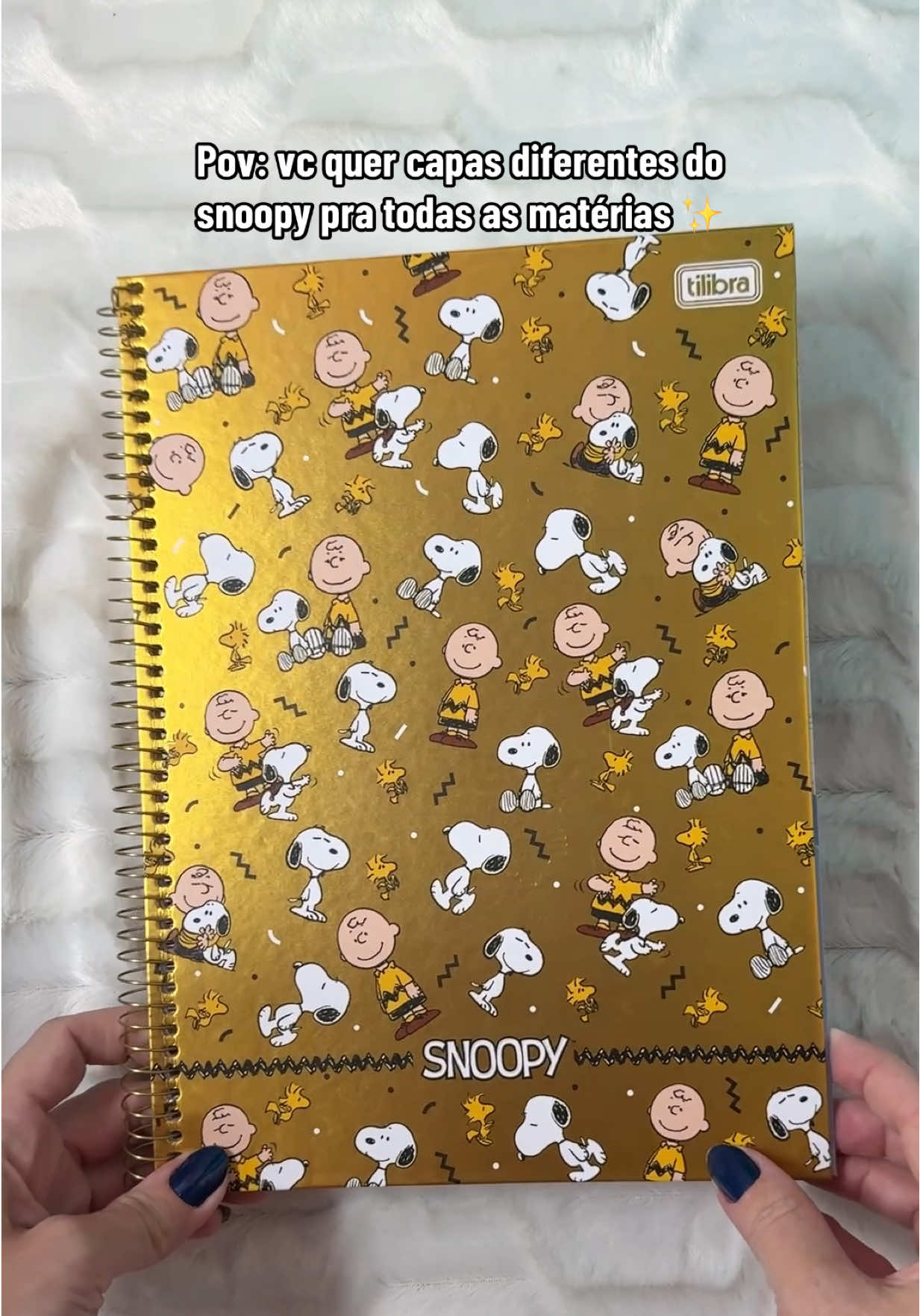 Quer usar Snoopy pra todas as matérias?? 🤭 Sem problemas 😮‍💨 #Snoopy #peanuts #papelariafofa #caderno #materialescolar  