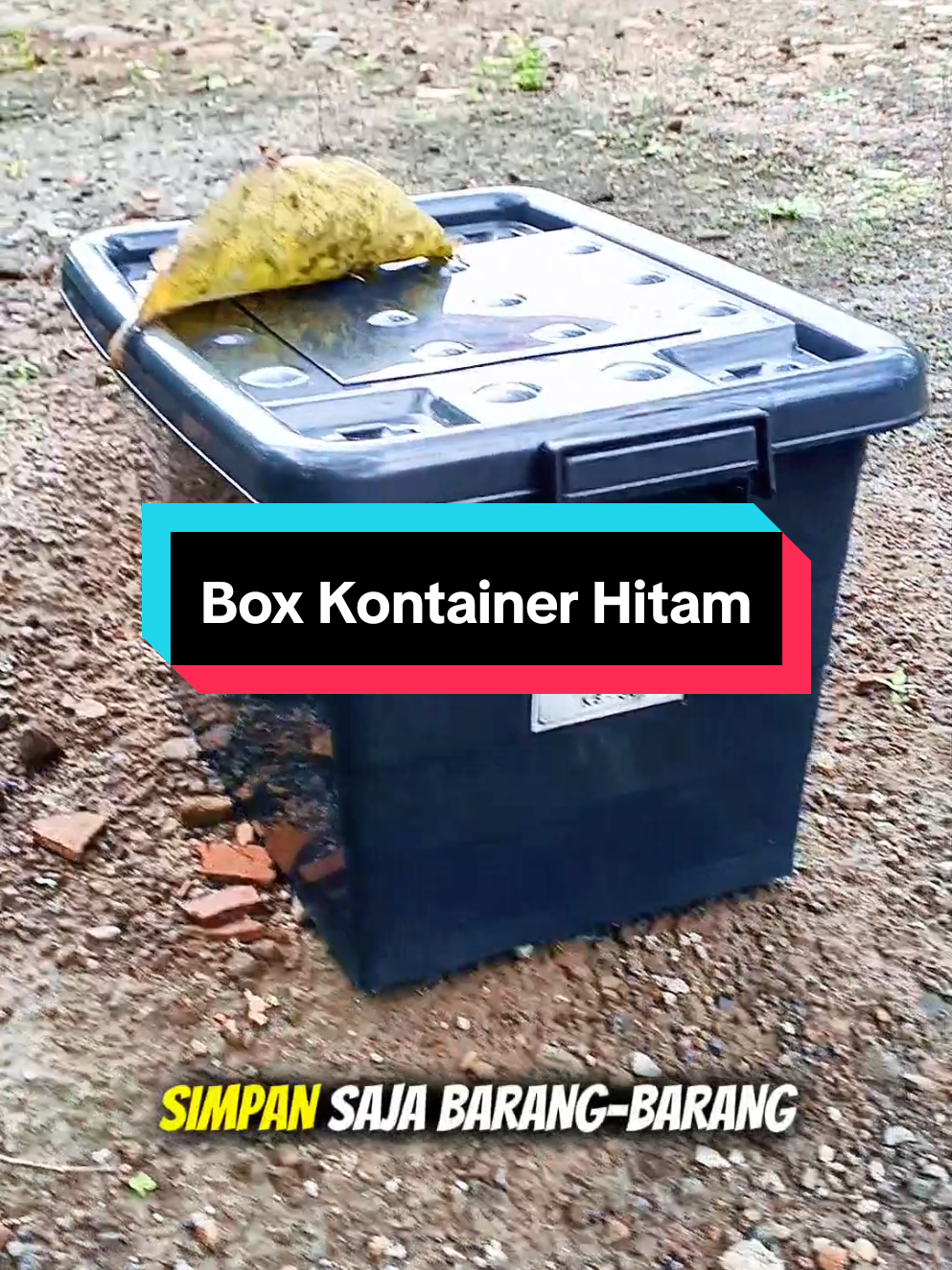 Box Kontainer Hitam #boxcontainer #boxstorage #cuantanpabatas #SipalingAffiliate #ModalKontenDoang 
