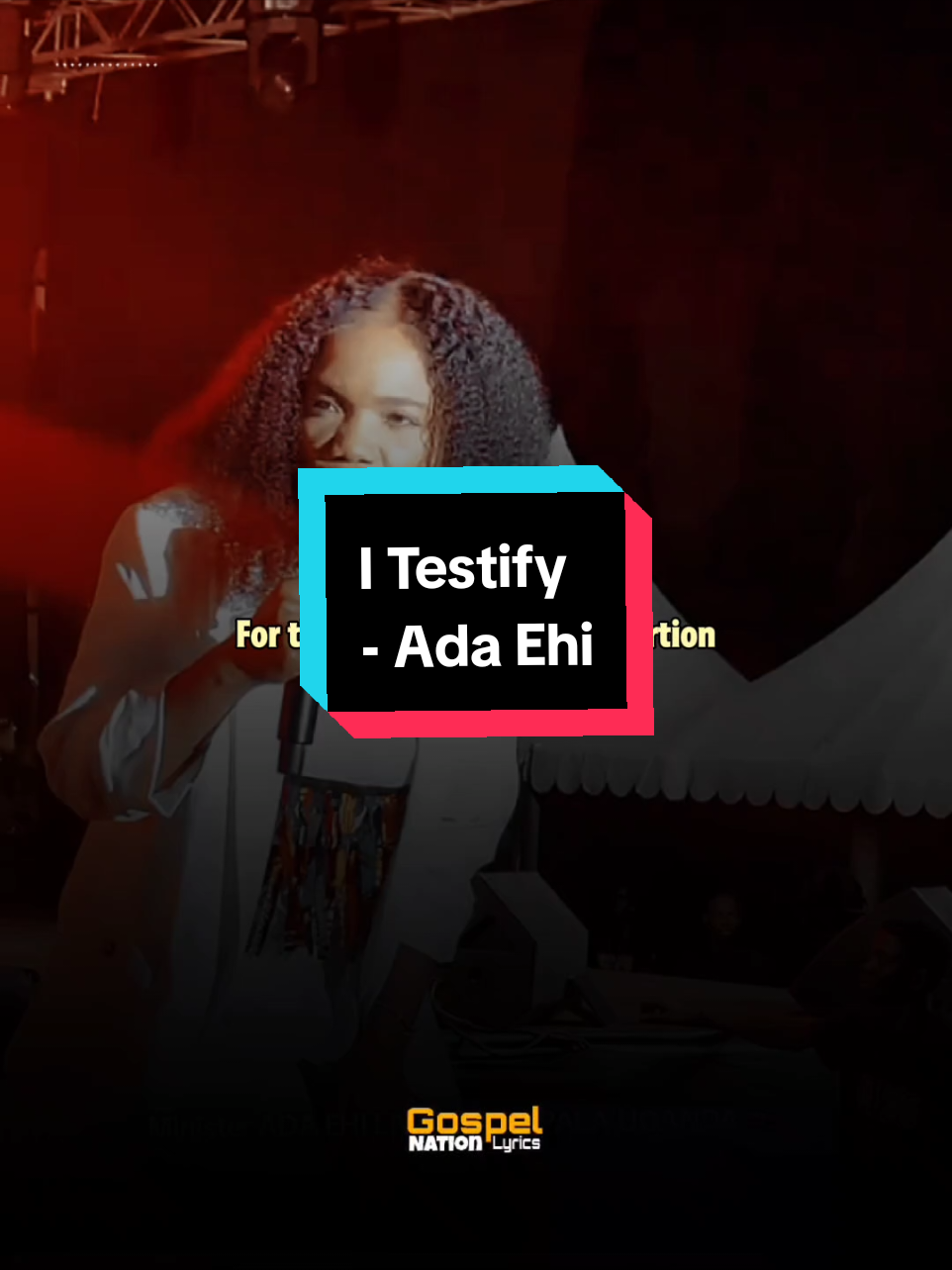 I Testify - Ada Ehi #fyp #christiantiktok #jesus #adaehi #gospel 